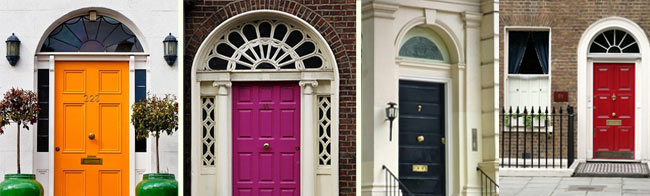 Colourful front doors for your inspiration