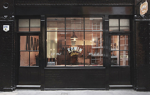 shop fronts retro black