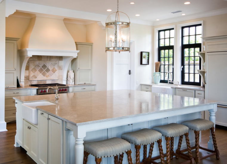 sash window in kitchen