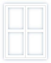 casement window double frame 2x2