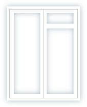 casement window double frame with right top lights